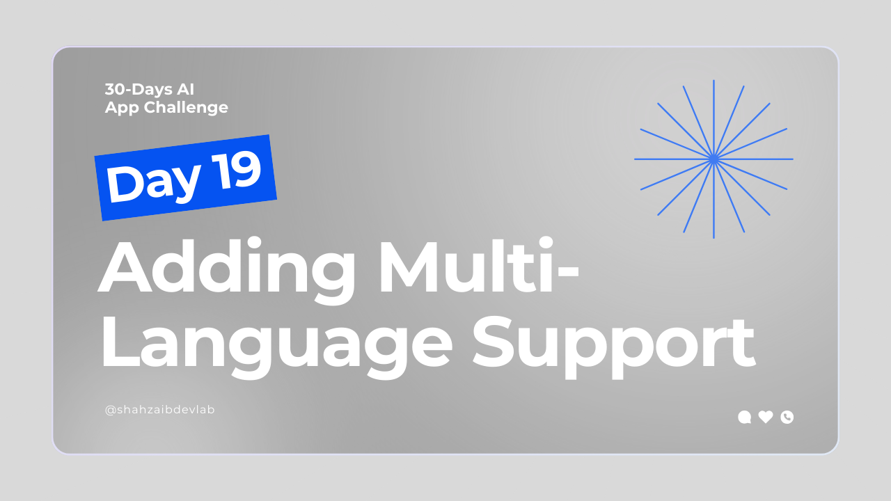 Day 19: Adding Multi-Language Support to Khayr